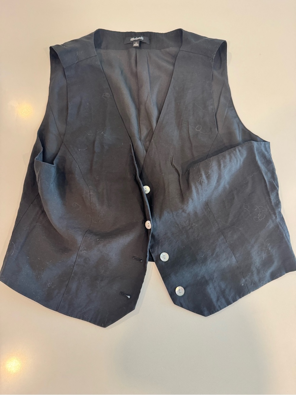 Madewell Black Women's Sleeveless Vest